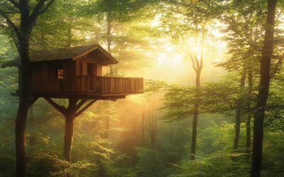 Decouvrez des hebergements insolites perches dans les arbres en Bretagne