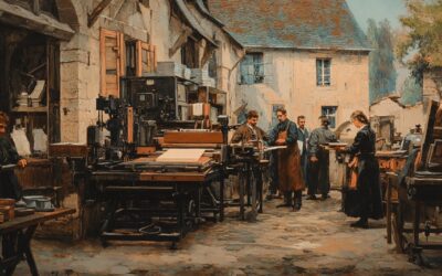 Massicots et materiel de faconnage : les tresors de la vente aux encheres des Presses de Bretagne