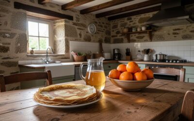 Recette Crepe Suzette Flambee : des crêpes bretonnes au beurre d&rsquo;orange façon Auguste Escoffier